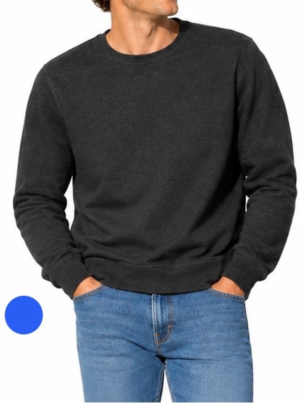 JACHS New York Charcoal Crewneck Sweatshirt Men’s Size Small Pullover